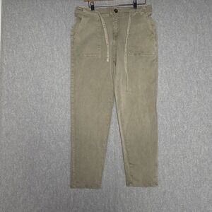 Buckle BKE Pants Women's Size 27 Green Khaki Stretch Mid Rise
